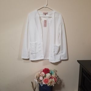 Nwt White Philosophy Cardaign